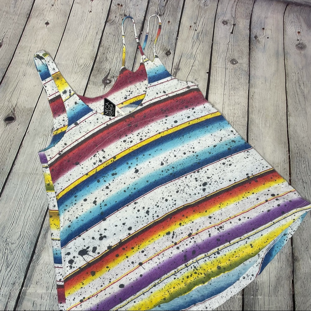 Seneca Rising PacSun Striped Tank Top S - Picture 2 of 6